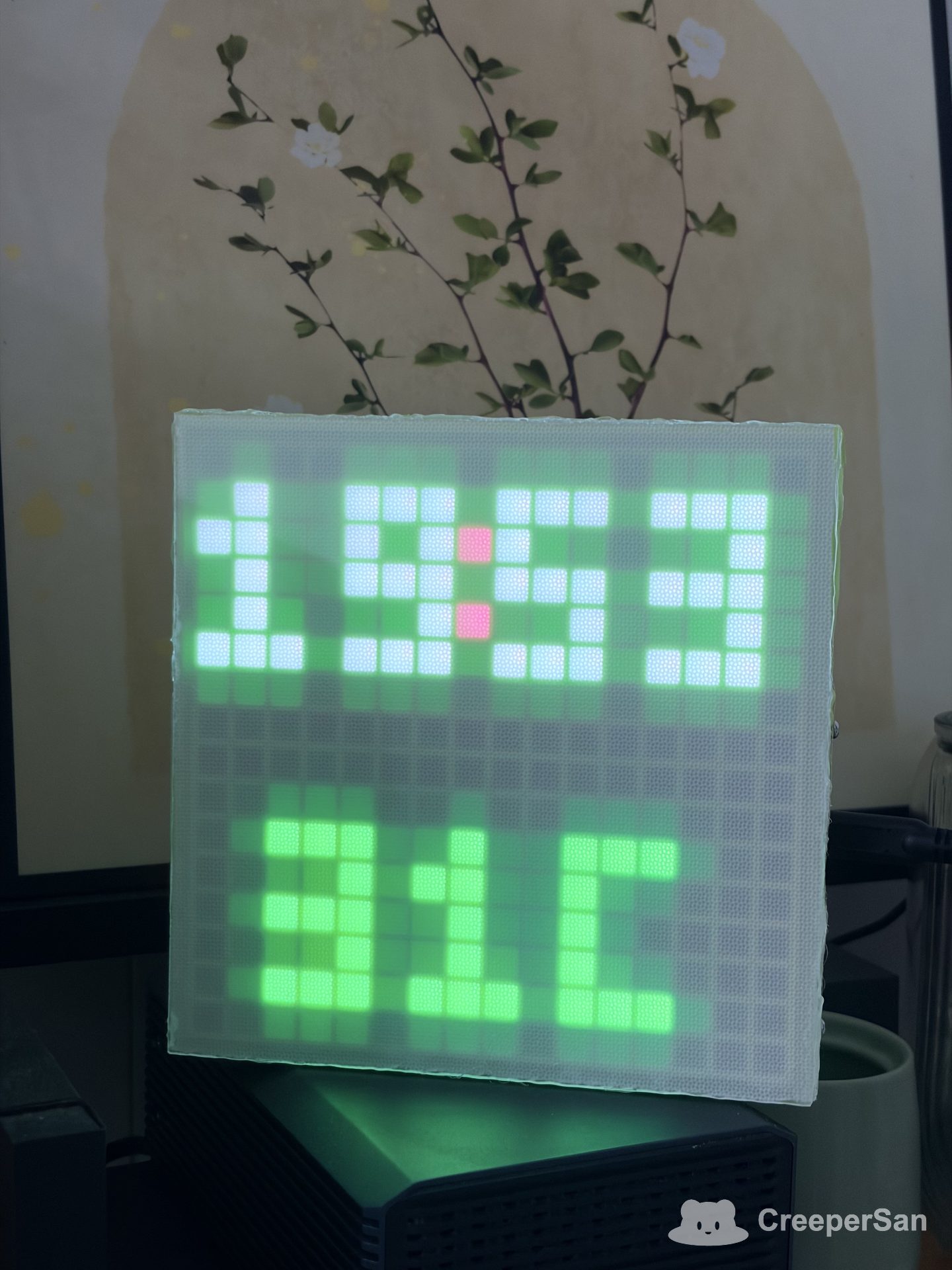 从零手搓一个支持自动校时的像素时钟